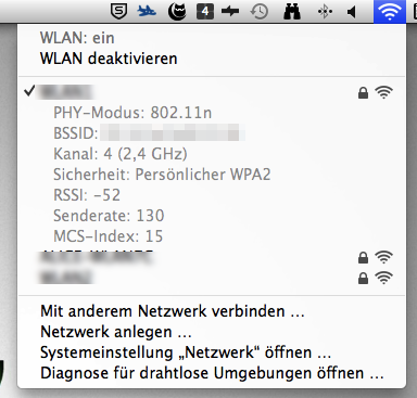 WLAN Diag ALT Click