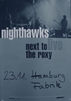 nighthawks plakat tour 3