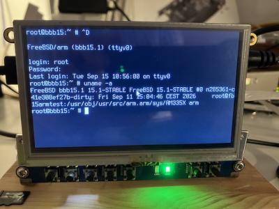 Beaglebone Black LCD Display Cape