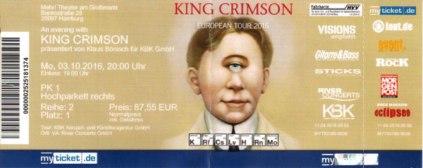 King Crimson 2016